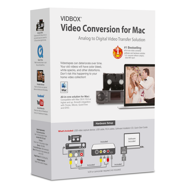 Video Conversion for Mac retail box (back)