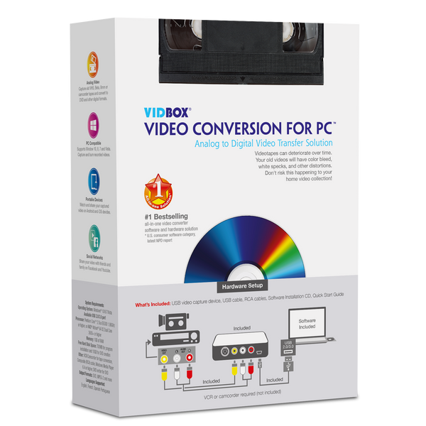Video Conversion for PC retail box (back)